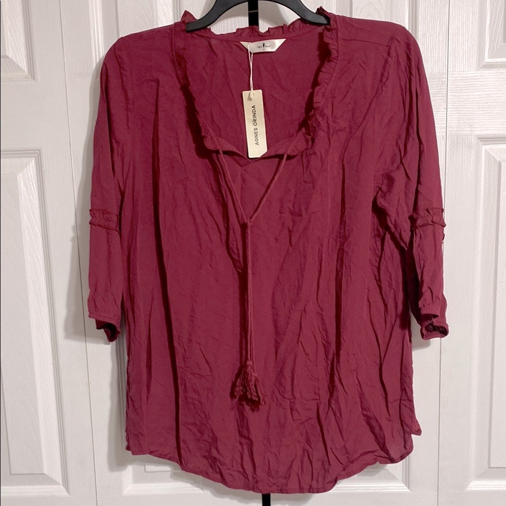 Agnes Orinda NWT smock top shirt blouse size 1X